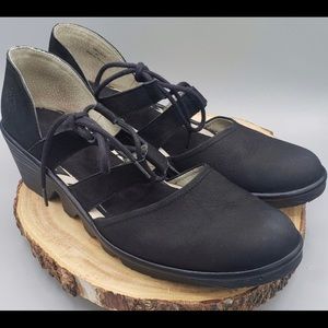 FLY LONDON Poma Cupido Wedge Sandals Euro 41 US 10